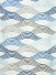 Halo Embroidered Ripple-shaped Dupioni Silk Fabric Sample (Color: Ivory)