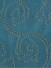 Halo Embroidered Scroll Damask Dupioni Silk Fabrics (Color: Celestial blue)