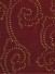 Halo Embroidered Scroll Damask Dupioni Silk Fabric Sample (Color: Burgundy)
