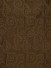 Halo Embroidered Scroll Damask Dupioni Silk Fabric Sample (Color: Chocolate)