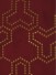 Halo Embroidered Simple Spots Dupioni Silk Fabrics (Color: Burgundy)