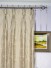 Rainbow Embroidered Scroll Goblet Dupioni Silk Curtains Heading Style