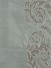 Rainbow Embroidered Classic Damask Dupioni Silk Fabric Sample (Color: Cadet grey)