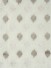 Rainbow Embroidered Lozenge-shaped Dupioni Silk Fabric Sample (Color: Ivory)