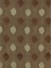 Rainbow Embroidered Lozenge-shaped Dupioni Silk Fabric Sample (Color: Brown)