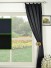 Waterfall Dark-colored Plain Versatile Pleat Faux Silk Curtains