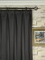 Waterfall Dark-colored Triple Pinch Pleat Faux Silk Curtains Heading Style