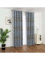 QYFL1321A Barwon European Plaid Blue Grey Purple Jacquard Velvet Custom Made Curtains For Living Room(Color: Grey)