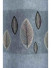 QYFL1321C Barwon European Leaves Blue Grey Purple Jacquard Velvet Custom Made Curtains For Living Room