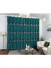 QYFL1321C Barwon European Leaves Blue Grey Purple Jacquard Velvet Custom Made Curtains For Living Room