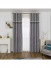 QYFL1421E Barwon Jacquard Velvet Custom Made Curtains For Living Room(Color: Grey)