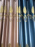 QYFL1821B On Sales Flinders Brocade Faux Silk Leaves Grey Beige Blue Purple Custom Made Curtains