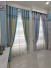 QYFL2020A On Sales Illawarra Yellow Blue Stripe Custom Made Curtains