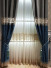 QYFL2020C On Sales Illawarra Grey Blue Velvet Custom Made Curtains