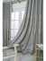 QYFL2020M On Sales Illawarra Faux Silk Custom Made Curtains(Color: Grey)