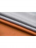 QYFL221F Barwon Plain Dyed Beautiful Grey Orange Cotton Custom Made Curtains For Living Room Bed Room