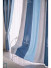 QYFL223A On Sales Barwon Blue Grey Stripe Velvet Custom Made Curtains