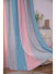 QYFL224C On Sales Petrel Pink Blue Grey Stripe Chenille Custom Made Curtains