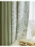 QYFL2302KA 2023 New Arrival Petrel Blue Pink Green Wave Pattern Chenille Ready Made Curtains For Living Room