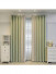 QYFL2302MA 2023 New Arrival Petrel Blue Pink Green Wave Pattern Chenille Ready Made Curtains For Living Room