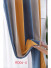 QYFLRDC On Sales Petrel Gold Blue Stripe Chenille Custom Made Curtains