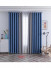 QYFLRDG On Sales Petrel Blue Grey Chenille Custom Made Curtains