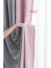 QYFLRDH On Sales Petrel Grey Pink Chenille Custom Made Curtains