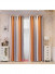 QYFLRDL On Sales Petrel Orange Grey Stripe Custom Made Curtains