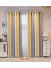 QYFLRDN On Sales Petrel Yellow Grey Stripe Custom Made Curtains