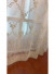 QYFLS2020J Kosciuszko Embroidered Flowers White Custom Made Sheer Curtains (Color: White)
