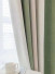 QYH2407A Made To Measure Chenille Curtains Stripe Mediterranean(Color: Green)