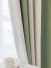 QYH2407AD Chenille Eyelet Ready Made Curtains Green Pink Orange(Color: Green)
