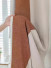 FQYH2407AD Extra Wide Chenille Eyelet Ready Made Curtains(Color: Orange)