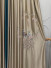 QYHL225CA Silver Beach Embroidered Colorful Peacock Faux Silk Pleated Ready Made Curtains