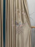 QYHL225CA Silver Beach Embroidered Colorful Peacock Faux Silk Pleated Ready Made Curtains