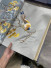 QYHL225E Silver Beach Embroidered Annunciation Birds Faux Silk Custom Made Curtains(Color: Grey)