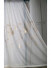 QYHL225S Silver Beach Embroidered Gourd Blue Faux Silk Custom Made Curtains