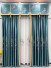 QYHL226DA Silver Beach Embroidered Lotus Flower Faux Silk Pleated Ready Made Curtains