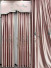 QYHL226DA Silver Beach Embroidered Lotus Flower Faux Silk Pleated Ready Made Curtains