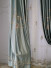 QYHL226F Silver Beach Embroidered Peony Faux Silk Custom Made Curtains