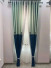 QYI2021DA New Arrival Goulburn Leather Buckle Grey Green Blue Ready Made Curtains(Color: Green Blue)
