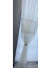QYI221B Venus White Grey Blue Beautiful Bird's Nest Custom Made Sheer(Color: White)