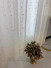 QYI221K Venus Embroidery Beautiful White Stripe Flowers Custom Made Sheer