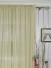 QYK246SBE Eos Linen Gray Black Solid Rod Pocket Sheer Curtains Heading Style