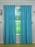 QYK246SDA Eos Linen Green Blue Solid Versatile Pleat Sheer Curtains