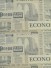 Eos Newspaper Printed Faux Linen Custom Made Curtains (Color: Rackley)