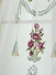Silver Beach Embroidered Flower Faux Silk Custom Made Curtains(Color: Sheer)