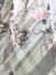 Silver Beach Luxury Embroidered Flowers Faux Silk Custom Made Curtains(Color: Sheer)