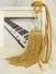 5 Colors QYM21 Curtain Tassel Tiebacks (Color: Yellow)