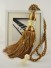 7 Colors QYM25 Curtain Tassel Tiebacks (Color: Brown)